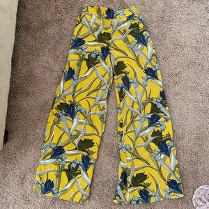 Floral Wide Leg Pants